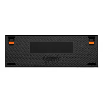 Mechaninė žaidimų klaviatūra Cherry K5 Pro TMR Compact — 65 % QWERTY US, laidinė USB, RGB, juoda / oranžinė