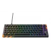 Mechaninė žaidimų klaviatūra Cherry K5 Pro TMR Compact — 65 % QWERTY US, laidinė USB, RGB, juoda / oranžinė