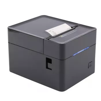 POS spausdintuvas Olympia 947990055 — Tiesioginė terminė, 250 mm/s, 80 mm ritinėlio skersmuo, 80 mm spausdinimo plotis, USB Type-A, RS-232, laidinis, juodas