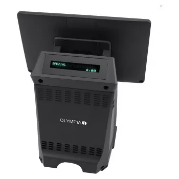 Daugiafunkcis jutiklinis terminalas Olympia T210 25,4 cm (10 inch) LCD, Android 11, terminio perkėlimo spausdintuvas, 8 cm plotis, juodas