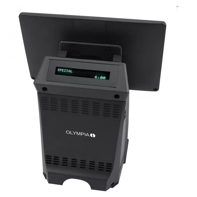 Daugiafunkcis jutiklinis terminalas Olympia T210 25,4 cm (10 inch) LCD, Android 11, terminio perkėlimo spausdintuvas, 8 cm plotis, juodas
