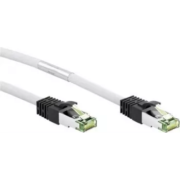 Goobay CAT 8.1 komutacinis kabelis, S/FTP (PiMF), baltas, 2 m - LSZH be halogenų, varis AWG 24 (55125)
