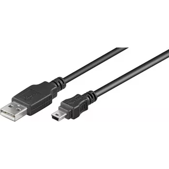 Wentronic 65623 USB kabelis juodas