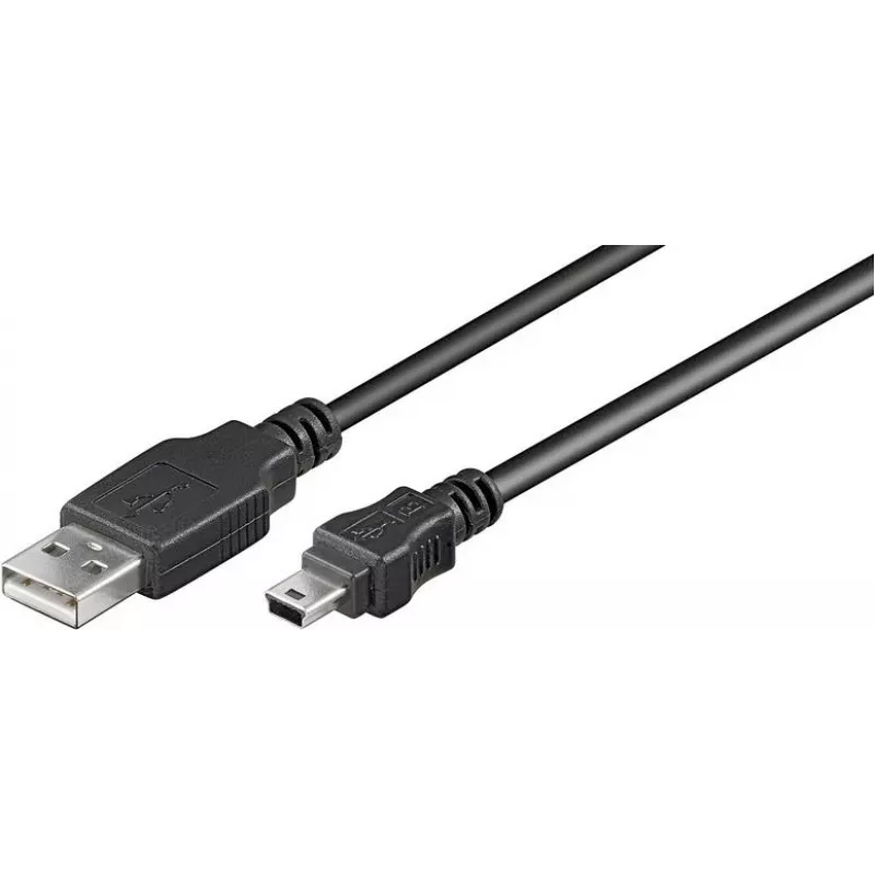Wentronic 65623 USB kabelis juodas