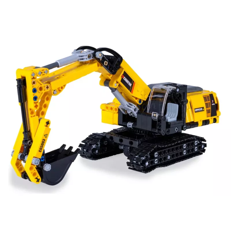 Ekskavatorius Jamara CaDA Excavator Bricks, rekomenduojamas amžius 8+, svoris 0,36 kg, juoda/geltona