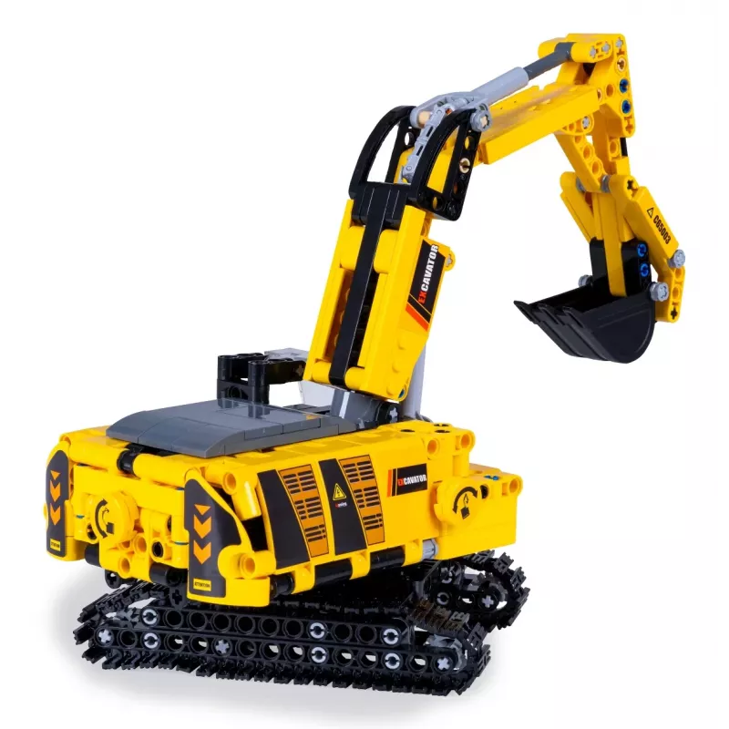 Ekskavatorius Jamara CaDA Excavator Bricks, rekomenduojamas amžius 8+, svoris 0,36 kg, juoda/geltona