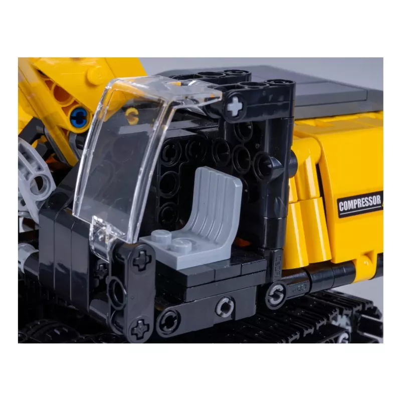 Ekskavatorius Jamara CaDA Excavator Bricks, rekomenduojamas amžius 8+, svoris 0,36 kg, juoda/geltona