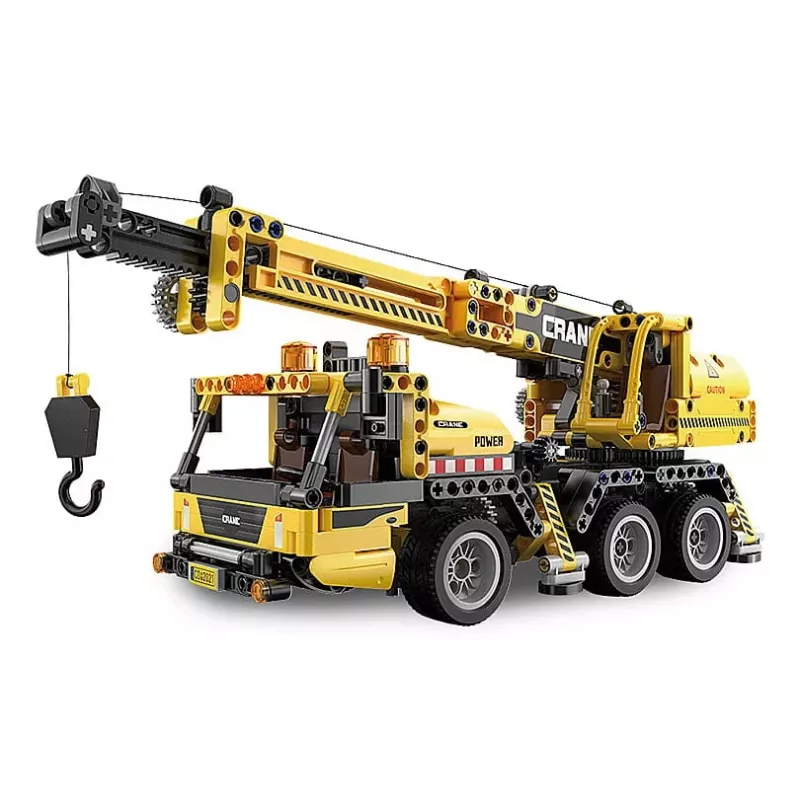 Mobilus kranas Jamara CaDA modelis 402886 — konstrukcinis rinkinys, juodos ir geltonos spalvos, nuo 8 metų