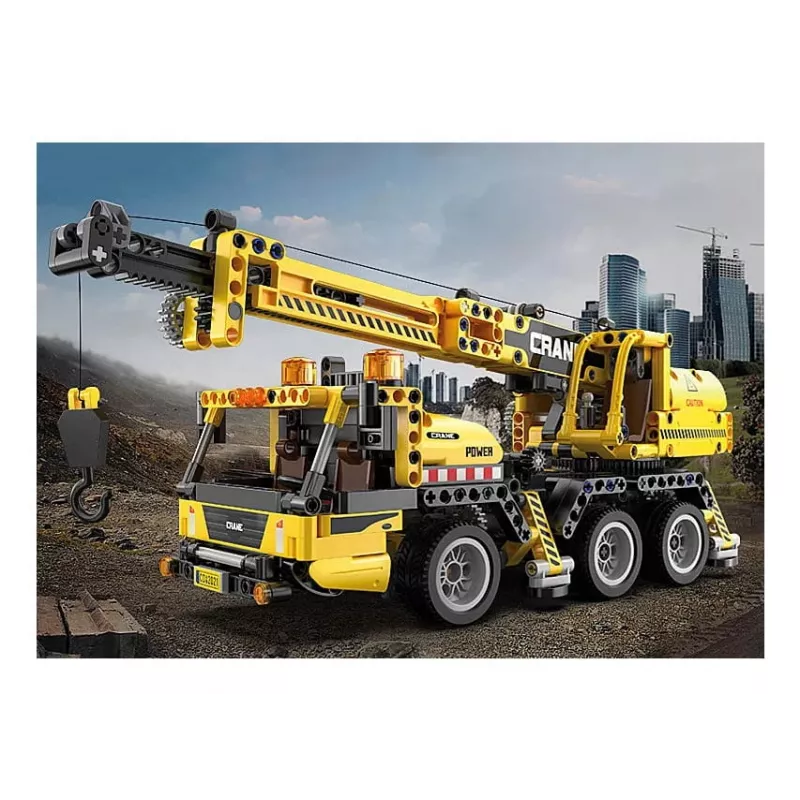 Mobilus kranas Jamara CaDA modelis 402886 — konstrukcinis rinkinys, juodos ir geltonos spalvos, nuo 8 metų
