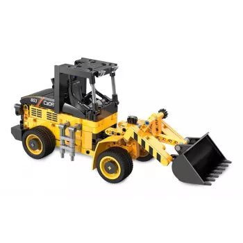 Konstruktorius krautuvas Jamara CaDA Wheel loader Bricks, nuo 8 metų, juoda ir geltona