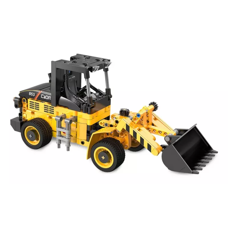 Konstruktorius krautuvas Jamara CaDA Wheel loader Bricks, nuo 8 metų, juoda ir geltona