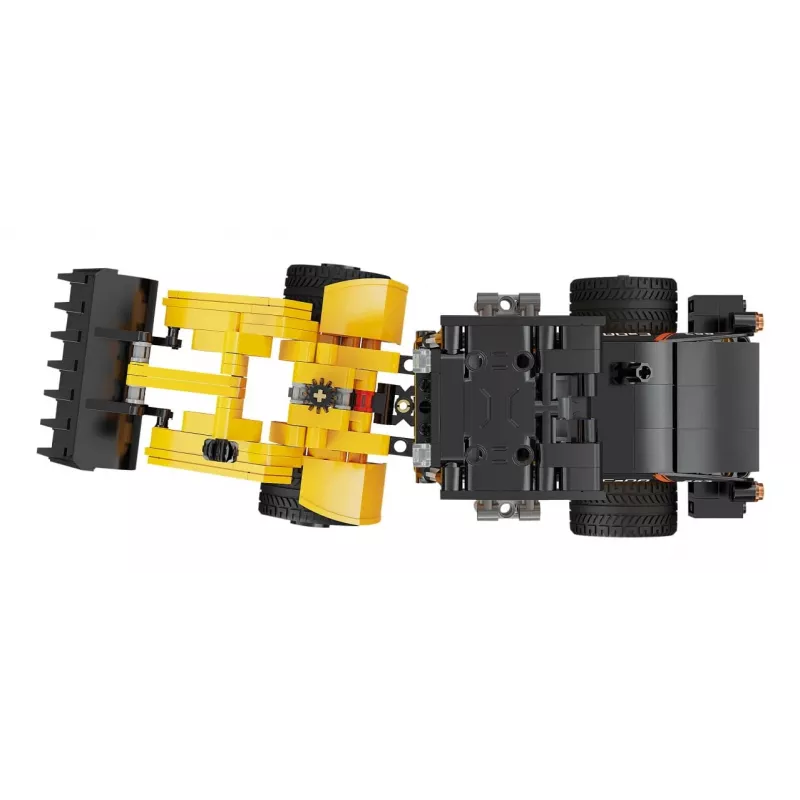 Konstruktorius krautuvas Jamara CaDA Wheel loader Bricks, nuo 8 metų, juoda ir geltona