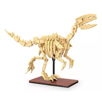 Statybinis rinkinys Jamara CaDA Dinozaurų fosilija Velociraptor — 256 dalys, amžius 8+, smėlinė/ruda