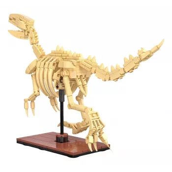 Statybinis rinkinys Jamara CaDA Dinozaurų fosilija Velociraptor — 256 dalys, amžius 8+, smėlinė/ruda