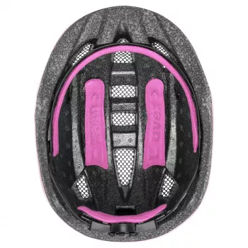 Apsauginis vaikiškas šalmas UVEX kid 2 cc Multicolour Pink, kieto apvalkalo, matinis