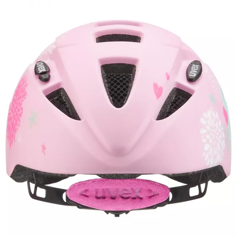 Apsauginis vaikiškas šalmas UVEX kid 2 cc Multicolour Pink, kieto apvalkalo, matinis