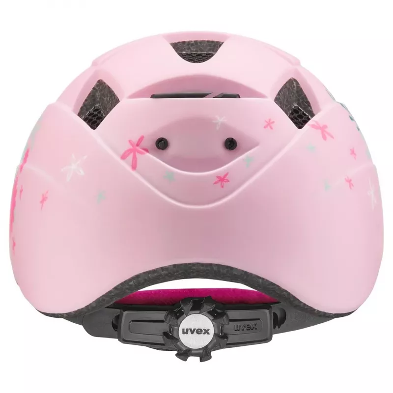 Apsauginis vaikiškas šalmas UVEX kid 2 cc Multicolour Pink, kieto apvalkalo, matinis