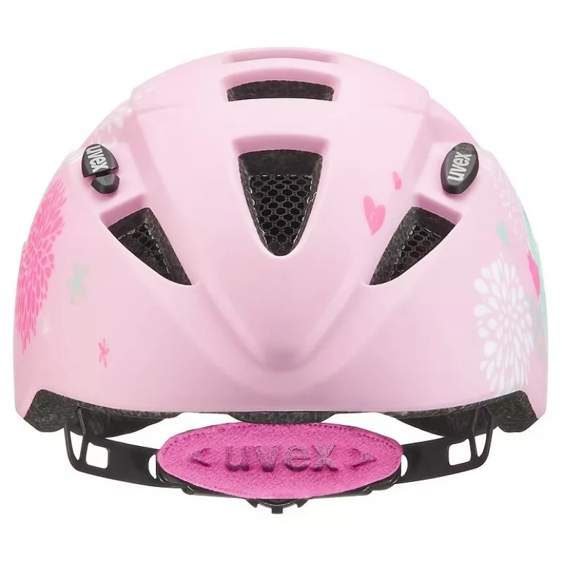 Apsauginis vaikiškas šalmas UVEX kid 2 cc Multicolour Pink, kieto apvalkalo, matinis