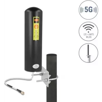 Antena DELOCK 10037 5G LTE SMA jungtis įvairiakryptė stiprinimas 3–5 dBi