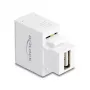 Sieninis keystone modulis DELOCK su USB-A įkrovimo prievadu 5 W baltas