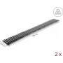 Paukščių atbaidymo barjeras fotovoltinėms sistemoms DELOCK 1 m, 2 vnt., ruda, 122 mm