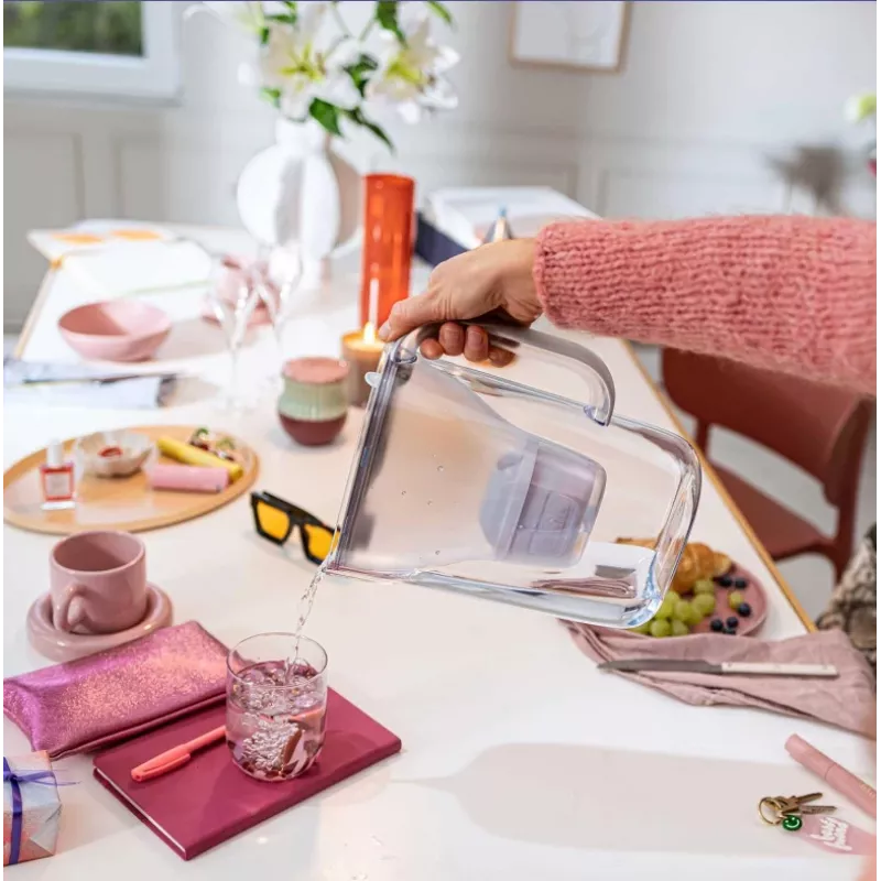 Vandens filtro ąsotis BRITA Style Essential XL su MAXTRA PRO Pure Performance kasetėmis (3) — baltas