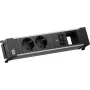 Maitinimo rėmelio lizdas Bachmann BM0024207 su 2x CEE7/3 lizdais, 1x USB-C PD 45W, 1x jungties moduliu, 0,2 m laidu