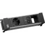 Maitinimo rėmo lizdo modulis Bachmann BM0024291 su 1x CEE7/3, 1x USB-C PD 45W, 1x CM laidas L=0,2 m
