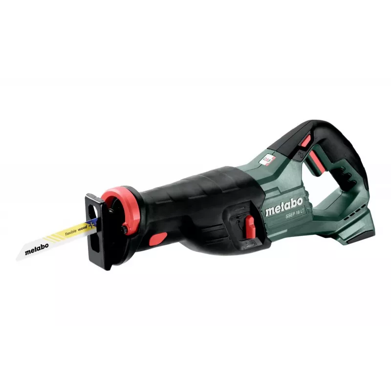 Stūmoklinis pjūklas Metabo SSEP 18 LT 18 V — belaidis 18 V rankinis pjūklas