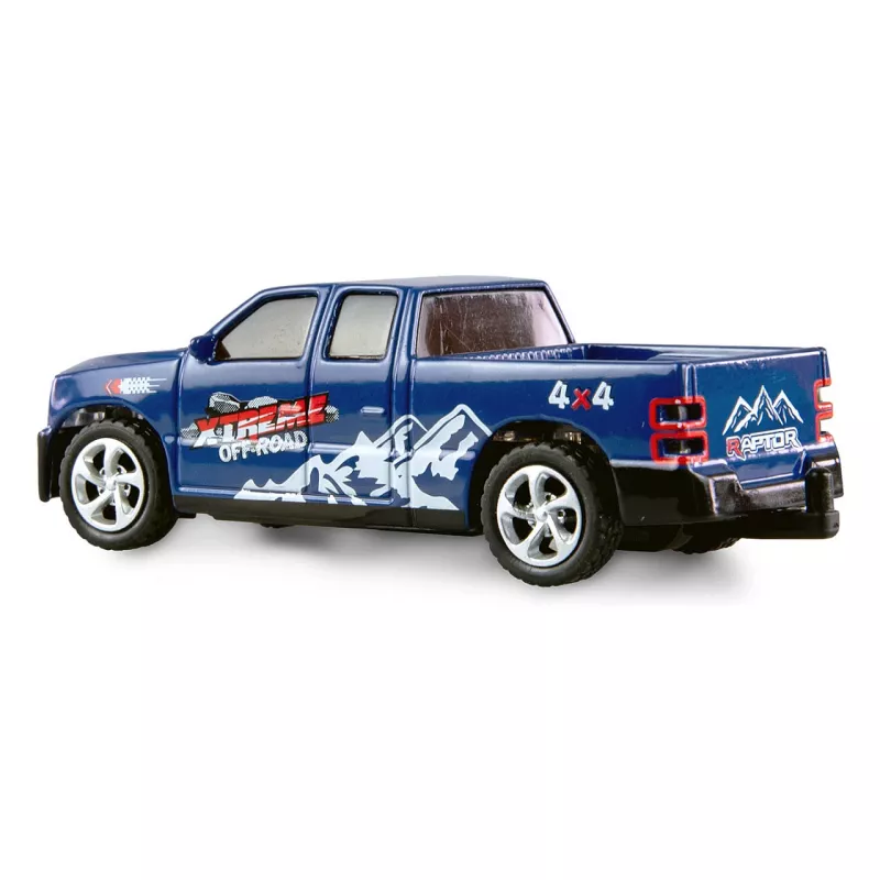 RC pikapas Amewi 22680 1:64 mastelio RTR su priekaba, mėlynas