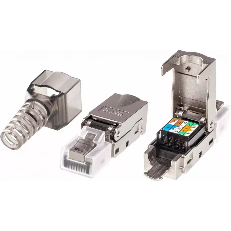 ATEN RJ-45 (J-45) vyriška laidų jungtis 2A-245G, sidabrinė, Cat6A kabeliams