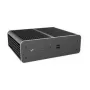 Akasa Euler CMX Mini-ITX beventiliatorius korpusas A-ITX61-S1B — juodas, mini korpusas pasyviai vėsinamoms sistemoms