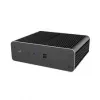 Akasa Euler CMX Mini-ITX beventiliatorius korpusas A-ITX61-S1B — juodas, mini korpusas pasyviai vėsinamoms sistemoms