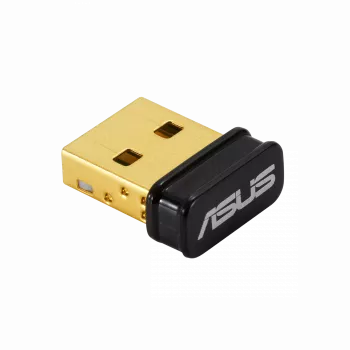 Bluetooth USB adapter ASUS USB-BT600, Bluetooth sąsaja, USB host, 1,5 Mbit/s, maitinamas per USB, juoda / auksinė