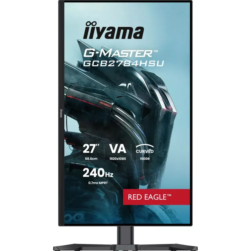 27 colių IIYAMA G-MASTER GCB2784HSU-B1 lenktas VA žaidimų monitorius 240Hz FHD 1920x1080 USB šakotuvas garsiakalbiai VESA