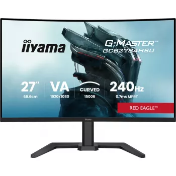27 colių IIYAMA G-MASTER GCB2784HSU-B1 lenktas VA žaidimų monitorius 240Hz FHD 1920x1080 USB šakotuvas garsiakalbiai VESA