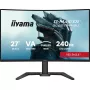 27 colių IIYAMA G-MASTER GCB2784HSU-B1 lenktas VA žaidimų monitorius 240Hz FHD 1920x1080 USB šakotuvas garsiakalbiai VESA