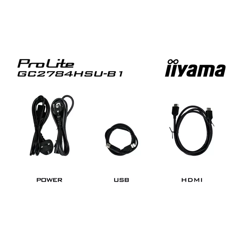 27 colių iiyama G-MASTER GC2784HSU-B1 lenktas VA monitorius 240 Hz Full HD 1920x1080 USB šakotuvas garsiakalbiai VESA