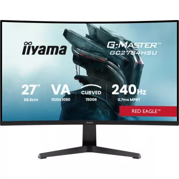 27 colių iiyama G-MASTER GC2784HSU-B1 lenktas VA monitorius 240 Hz Full HD 1920x1080 USB šakotuvas garsiakalbiai VESA