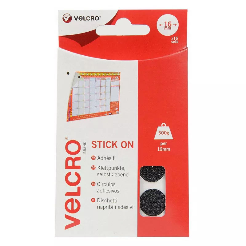 Velcro VEL-EC60228 juoda