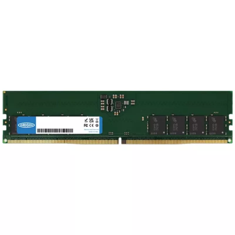 Origin Storage 32GB DDR5 Udimm 5600MHZ 1RX8 NON-ECC 1.1V