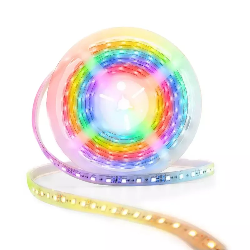 Išmanioji juostelė Nedis WIFILS51CRGB — Wi‑Fi, RGB, 24 W, 1 m laidas, 12 mm plotis