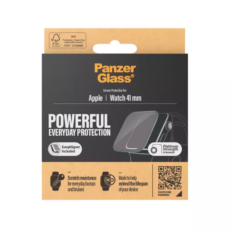 Ekrano apsauga PanzerGlass Apple Watch Series 8 7 41mm skaidri