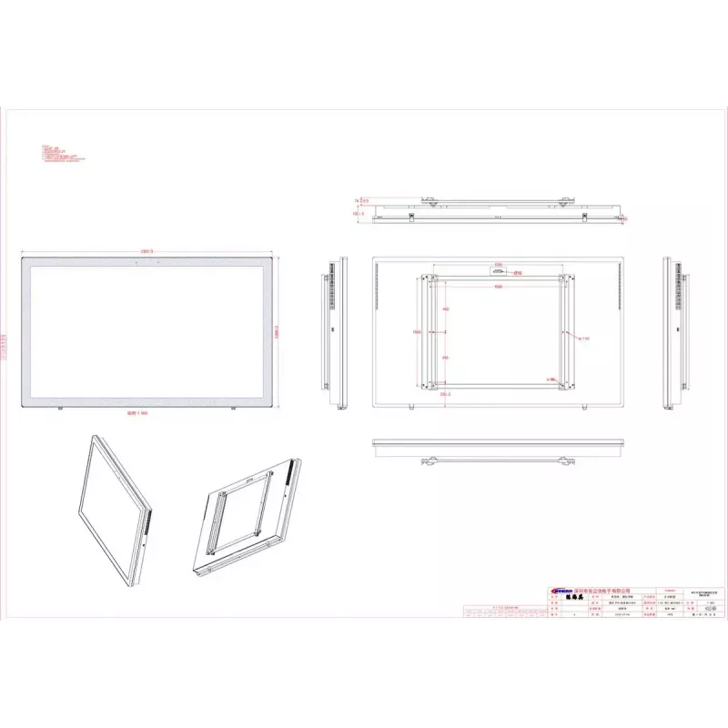 ERNITEC 0070-24198-HB3000-P 4K UHD stebėjimo ekranas — profesionalus monitorius
