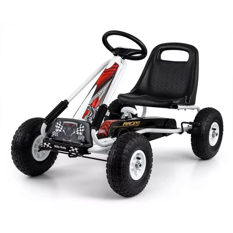Milly Mally Ride-On Go-Kart Thor White