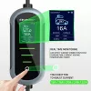 Prie sienos montuojamas elektromobilio įkroviklis QOLTEC 7 kW 230V CEE 32A su Wi‑Fi ir LCD (modelis 52721)