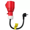 Maitinimo adapteris QOLTEC CEE 16A 5P 400V į SCHUKO 230V, modelis 52724