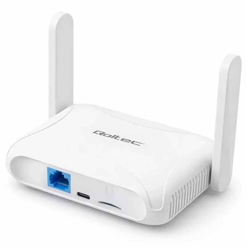 Maršrutizatorius QOLTEC 56980 — 4G LTE korinis maršrutizatorius su Wi‑Fi 6
