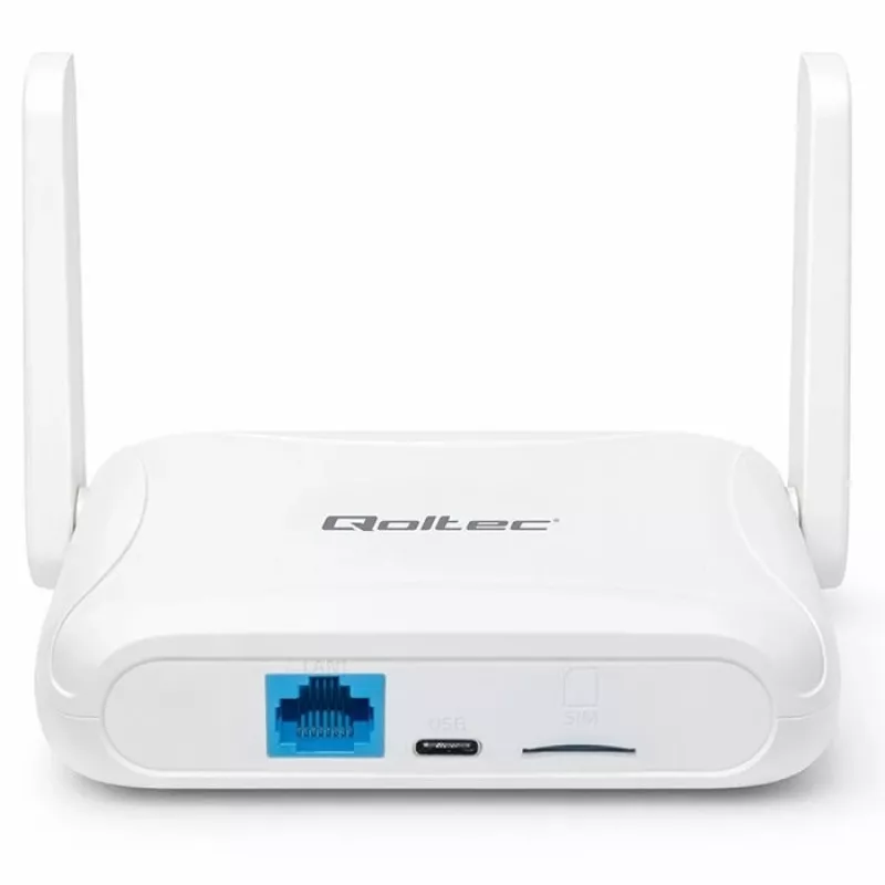 Maršrutizatorius QOLTEC 56980 — 4G LTE korinis maršrutizatorius su Wi‑Fi 6