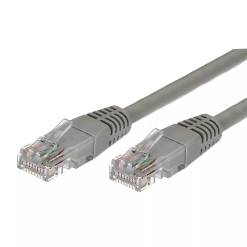 komutacinis kabelis cat.6 RJ45 UTP 2 m, pilkas